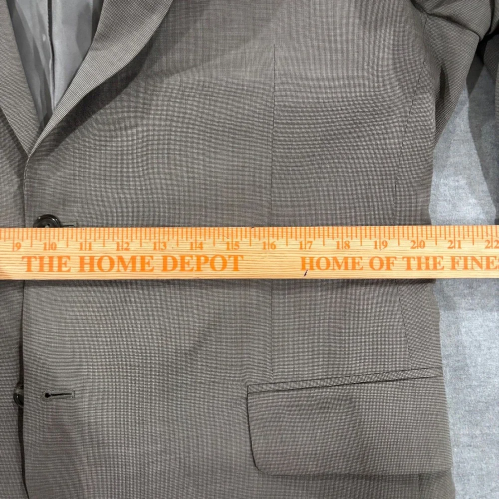 Jos. A. Bank Signature Collection Grey 100% Wool Blazer Jacket 44L 00305